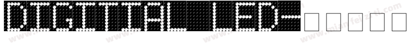Digitial LED字体转换